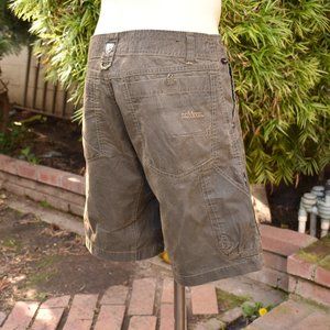 KUHL RENEGADE 10" ESPRESSO BROWN PATINA DYE SHORTS
